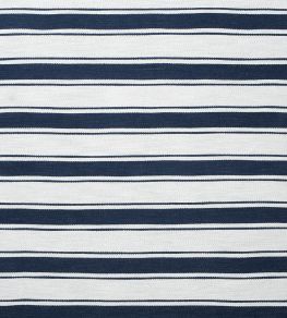 Mountain Stripe Fabric by Andrew Martin Navy