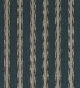Chester Stripe Fabric by Mulberry Home Teal
