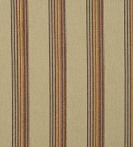 Twelve Bar Stripe Fabric by Mulberry Home Sand/Rose