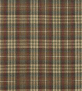 Nevis Fabric by Mulberry Home Red/Green