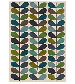 Multi Stem Rug by Orla Kiely Kingfisher