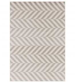 Muse Chevron 1 Rug by Asiatic Grey