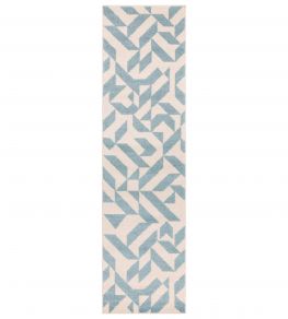 Muse Shapes Runner Rug by Asiatic Blue