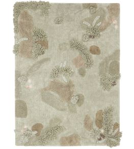 Mushroom Forest Rug by Lorena Canals Olive