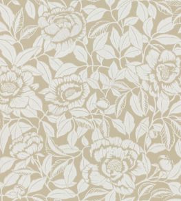 My Peony Garden Wallpaper by Langelid Von Bromssen Chalk White