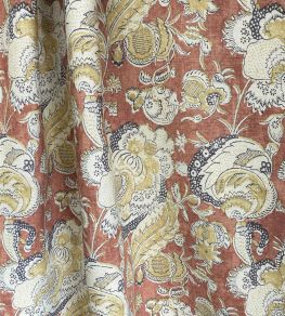 Naboyka Fabric by Ian Sanderson Terracotta