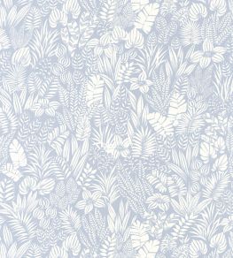 Napa Valley Wallpaper by Casadeco Bleu Vintage