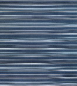 Narrow Anatolia Stripe Fabric by Madeaux 1 Navy