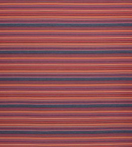 Narrow Anatolia Stripe Fabric by Madeaux 2 Red & Blue