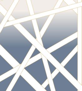 Nastri Shade Mural by Missoni Wallcoverings Blue