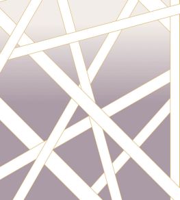 Nastri Shade Mural by Missoni Wallcoverings Purple