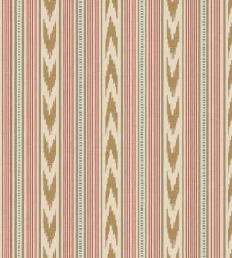 Newport Stripe Wallpaper by Mulberry Home Old Red/Sand