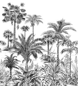 Nicoya Mural by Casadeco Noir Fusain