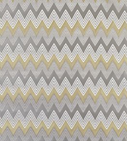 Bargello Fabric by Nina Campbell Silver/Gold