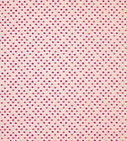 Claribel Fabric by Nina Campbell Ivory/Coral/Red