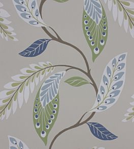 Fontibre Wallpaper by Nina Campbell Blue/Green