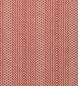 Pachinko Fabric by Nina Campbell Coral Red