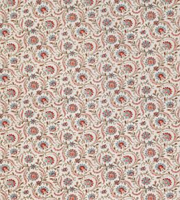 Baville Fabric by Nina Campbell Red / Teal