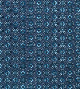 Garance Fabric by Nina Campbell Blue