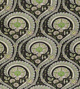 Les Indiennes Fabric by Nina Campbell Green/ Black
