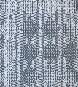 Mourlot Fabric by Nina Campbell Blue