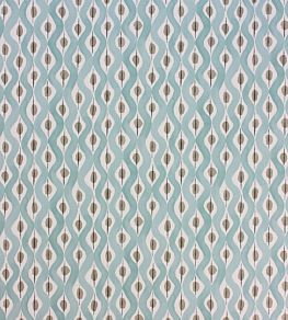 Beau Rivage Wallpaper by Nina Campbell Duck Egg/Taupe
