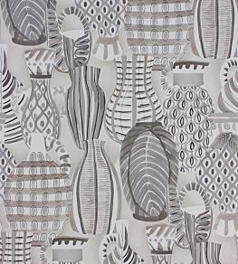 Collioure Wallpaper by Nina Campbell Grey/Taupe
