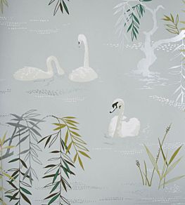 Swan Lake Wallpaper by Nina Campbell 1