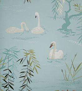 Swan Lake Wallpaper by Nina Campbell 6