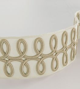Muette Braid Trimming by Nina Campbell BEIGE/IVORY