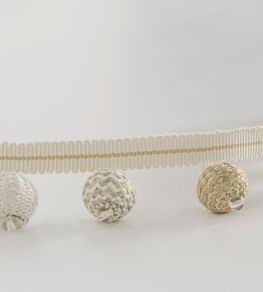 Trianon Bauble Trimming by Nina Campbell BEIGE/IVORY