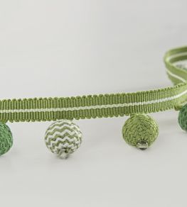 Trianon Bauble Trimming by Nina Campbell EMERALD/GREEN/IVORY