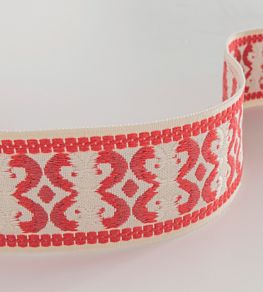 Trianon Braid Trimming by Nina Campbell CORAL/IVORY