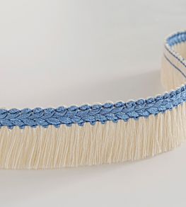Trianon Fringe Trimming by Nina Campbell BLUE/IVORY