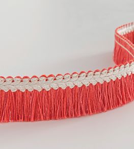 Trianon Fringe Trimming by Nina Campbell CORAL/IVORY
