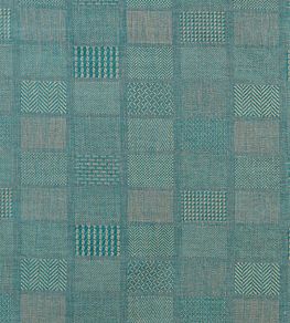 Montefalco Fabric by Nina Campbell Teal