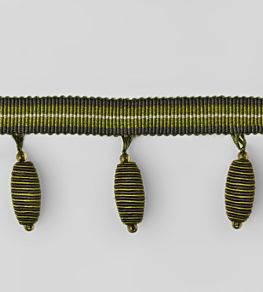 Honey Pot Fringe Trimming by Nina Campbell Lime