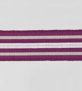 Narrow Woven Border Trimming by Nina Campbell Fuchsia