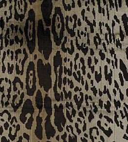 Velours Leopard Fabric by Nobilis Cigare