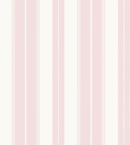 Norfolk Stripe Wallpaper by Thibaut Pink