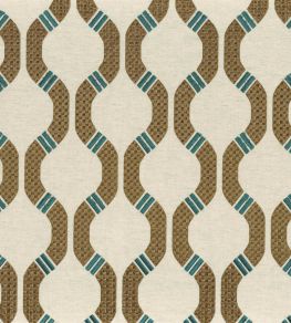 Nouvelle Orleans Fabric by Camengo Emeraude