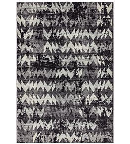 Nova Chevron Rug by Asiatic Black