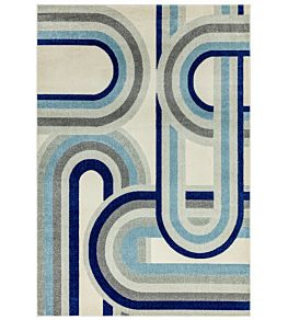 Nova Retro Rug by Asiatic Blue