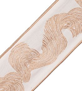 Oahu Embroidered Border Trimming by Samuel & Sons Shell