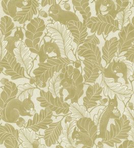 Oak Tree Tails Wallpaper by Langelid Von Bromssen Golden Sand