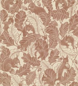 Oak Tree Tails Wallpaper by Langelid Von Bromssen Powder Tan