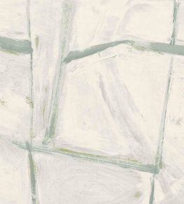 Ocean Squares Vinyl Wallpaper by Christopher Farr Cloth Frost