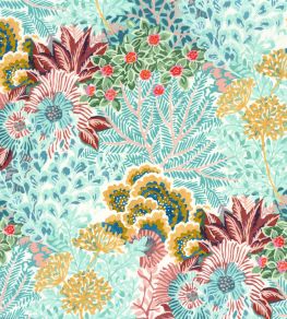 Oceanie Fabric by Camengo Aqua
