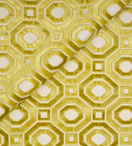 Octavian Velvet Fabric by Jim Thompson Citron
