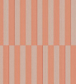 Offset Stripe Wallpaper by Eijffinger Rose/Salmon